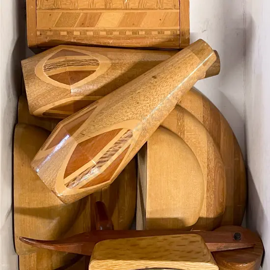 Collection of Native Timbers of New Zealand Souvenirware