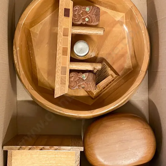 Collection of Native Timbers of New Zealand Souvenirware