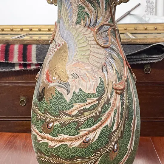 Late C19th Satsuma Jardineire Stand