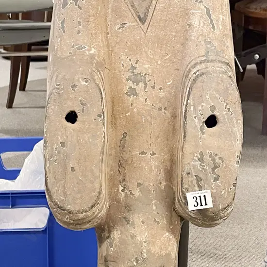 Chinese Han Dynasty Style Pottery Standing Figure