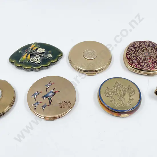 Collection Six Vintage Purse Compacts