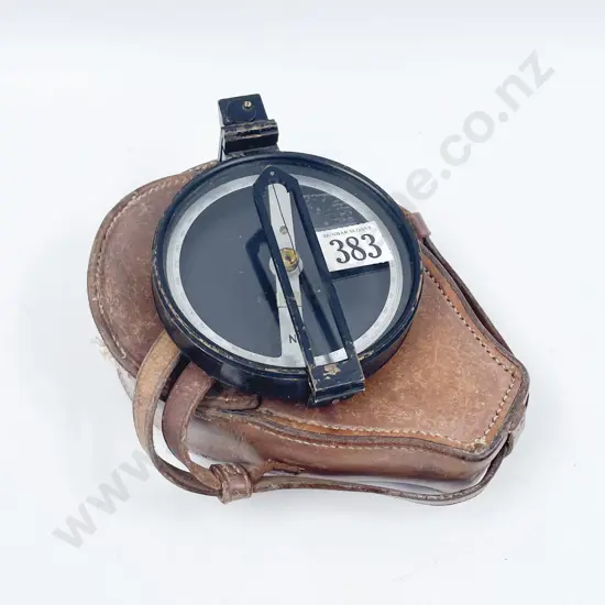 Vintage Prismatic Surveying Compass By Little John & Son Wellington