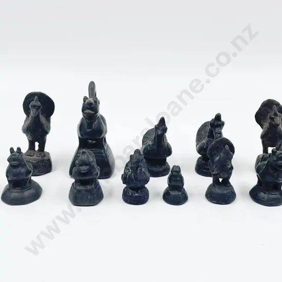 Quantity of Thai Bronze Animal Finial Weights