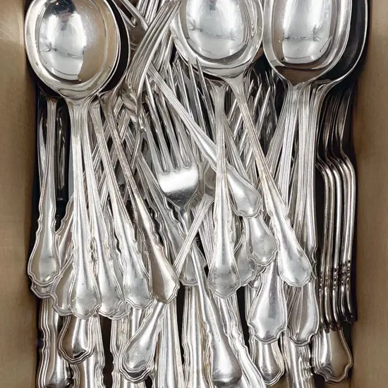 Harrison Bros S/P Cutlery Service 6 Place Setting 47pcs