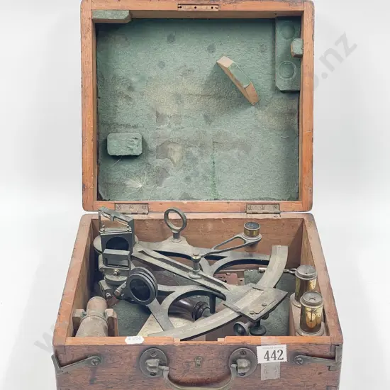 Dillon & Co Mahogany Cased Sextant