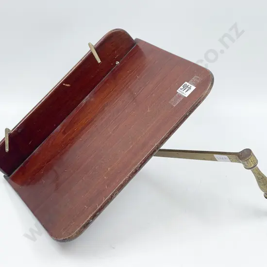 Vict Mahogany Armchair Reading Stand