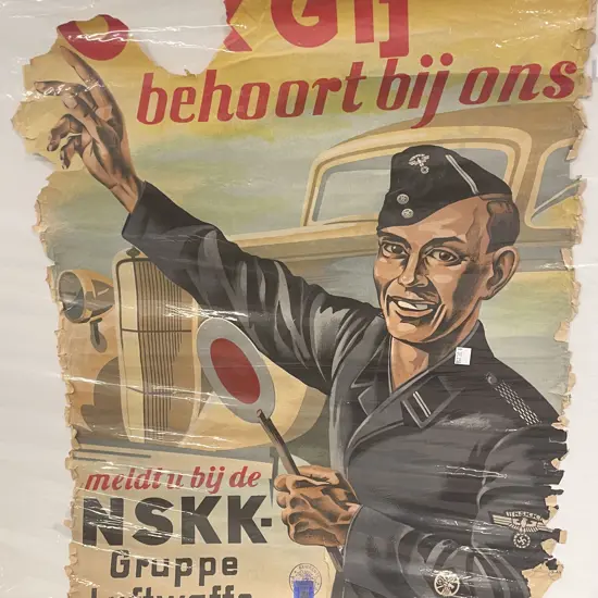 Vintage German Air Force Recruitment Poster
