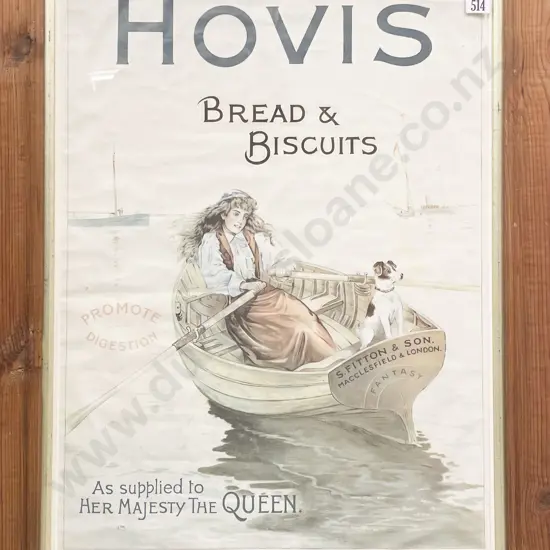 Late Vict Framed Hovis Poster