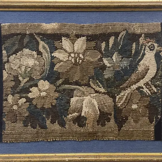 Framed Section of C18th French Tapestry