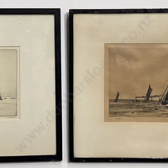 W L Wyllie (1851 - 1931)  - The Return of the Fishing Fleet Portsmouth Harbour