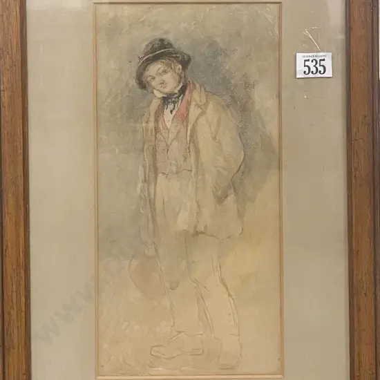 William Mulready - Study Of A Victorian Figure