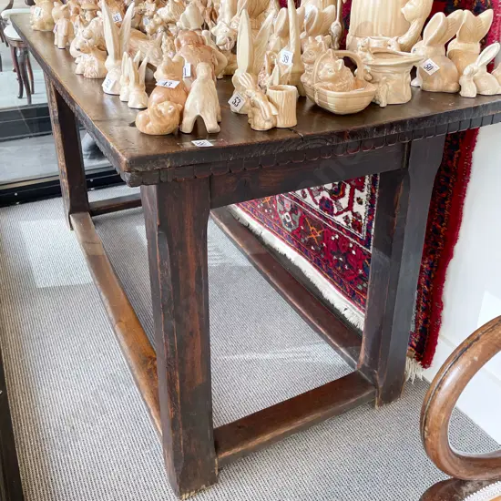 Elizabethan Style Oak Refectory Table