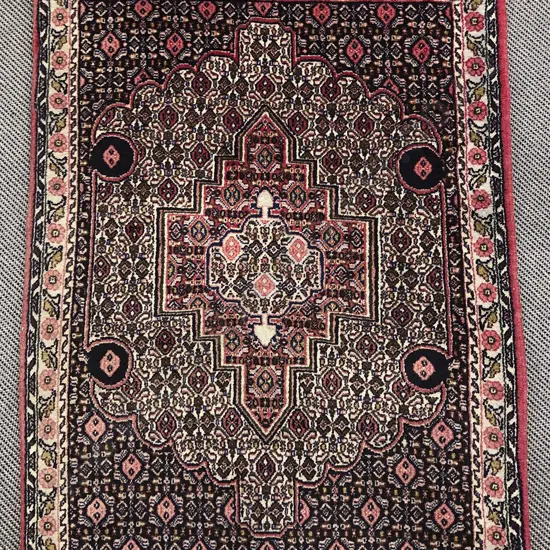 Persian Wool on Cotton Prayer Rug