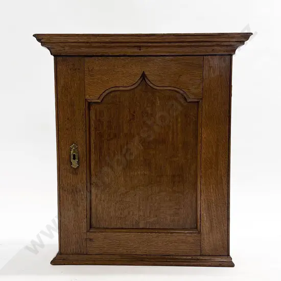 Single Door Oak Wall Cupboard