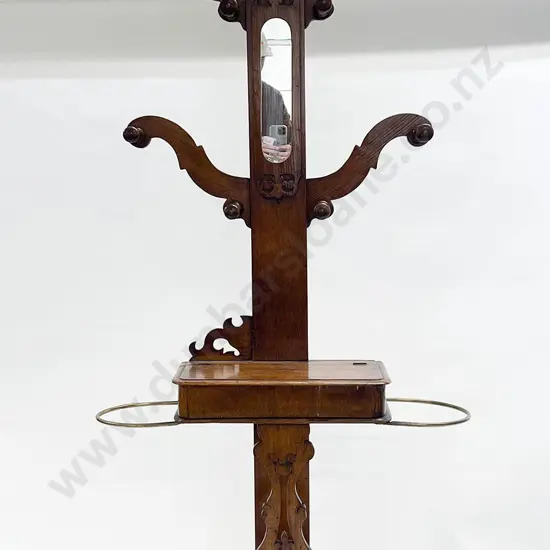 Vict Mahogany Hall Stand