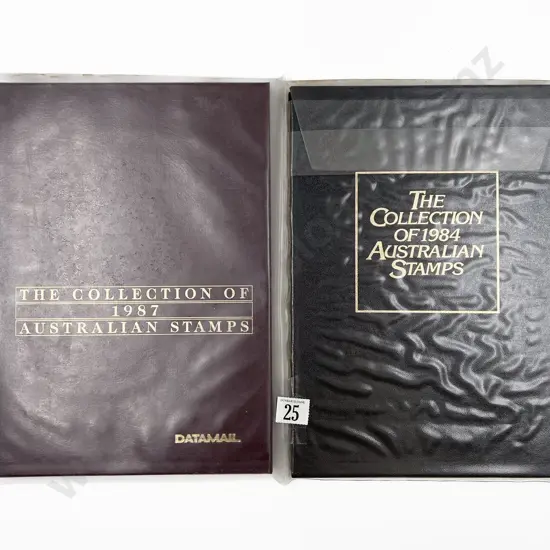 Australian The Stamp Collection 1984 and 1987