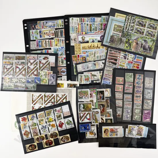 Qty Samoa Cook Island and Rugby Pictorial Stamps