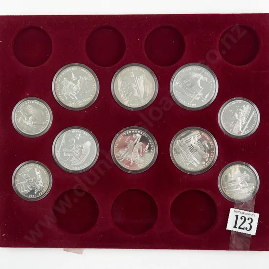 Russia XXII Summer Olympics Moscow 1980 10 Silver Coins