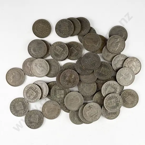 NZ Various Date Half Crowns x53