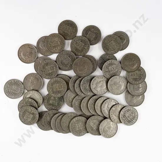 NZ Various Date Half Crowns x53