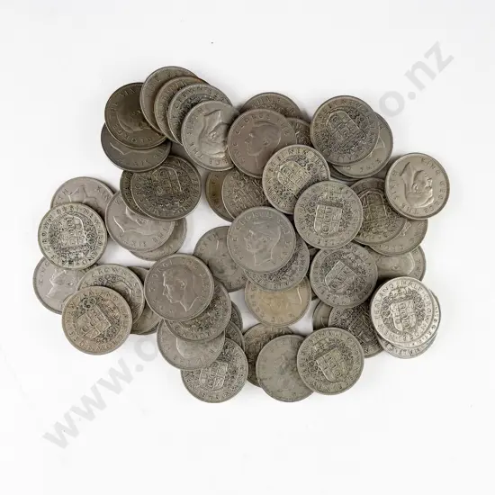NZ Various Date Half Crowns x53