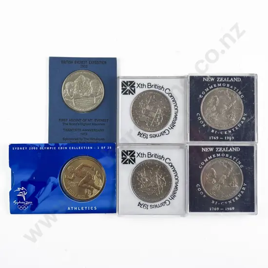Six Commemorative Coins