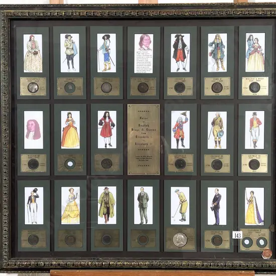 Framed Coin Display