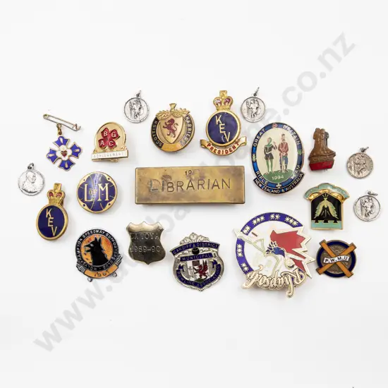 Collection Various Association Badges and Brooches (20)