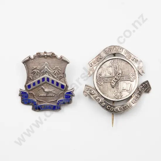 Two NZ Silver School Badges