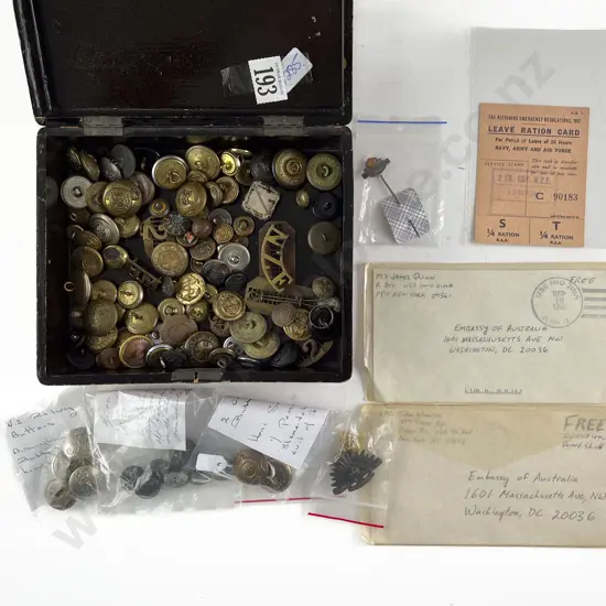 Collection Military Buttons