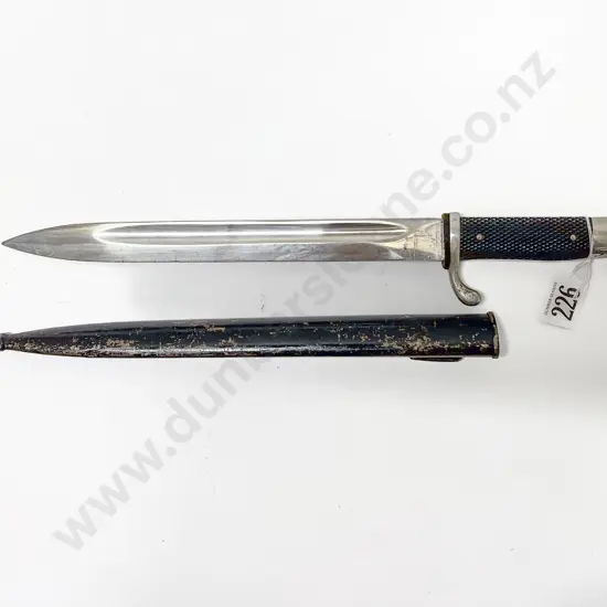 WWII German Parade Bayonet with Scabbard