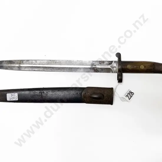 Boer War Era British Sanderson P1888 Lee Enfield Bayonet