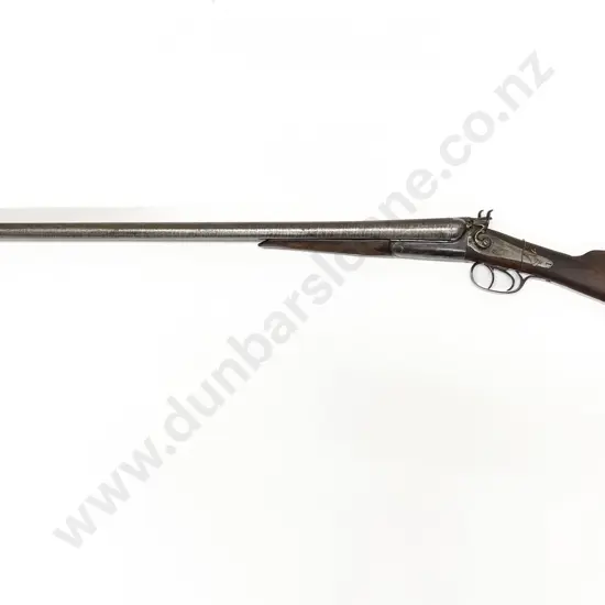 Antique Flintlock Pin Fire Double Barrel Shotgun