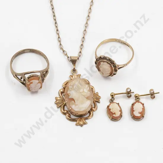 Two 9ct Cameo Rings