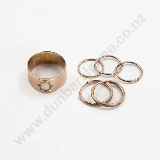 15ct Wide Band Ring
