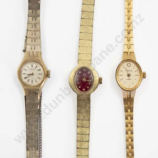 Three Vintage Ladies Cocktail Dress Wrist Watches
