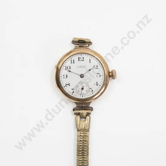 Vintage Waltham 9ct Cased Manual Wind Wrist Watch