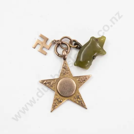 Victorian 9ct Star Charm