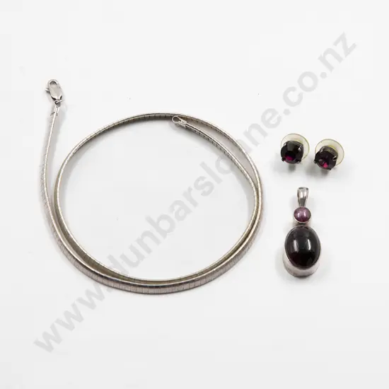 .925 Silver Omega Neck Chain