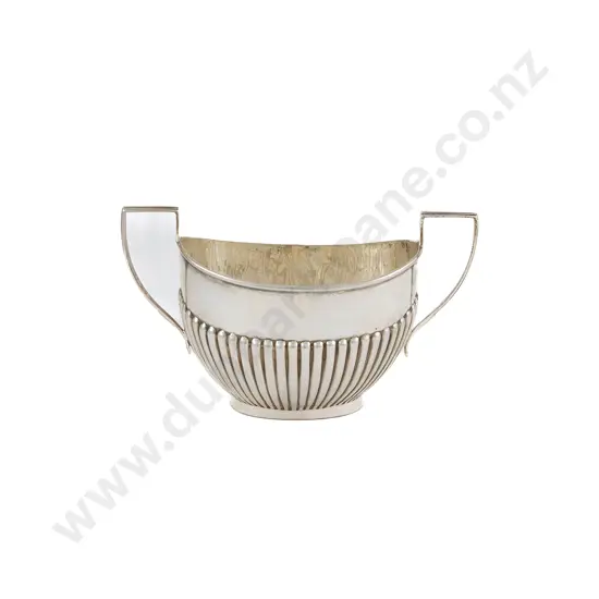 Edw VII S/S Two Handled Sugar Bowl