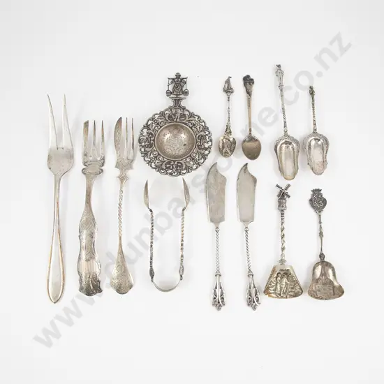 Group Of Mixed Dutch Silver Flatware