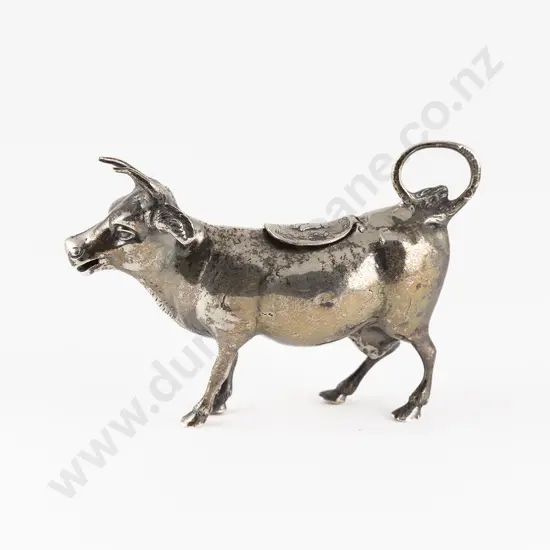 .925 Sterling I F & Son Ltd Cow Creamer