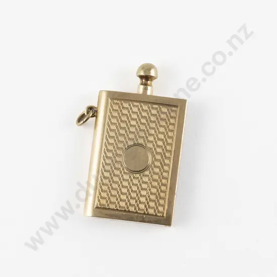 Art Deco Vienna 14ct Vesta Lighter Fob