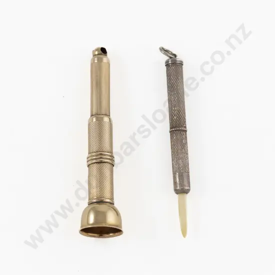 9ct Cigar Aerator Pendant and S/S Pick