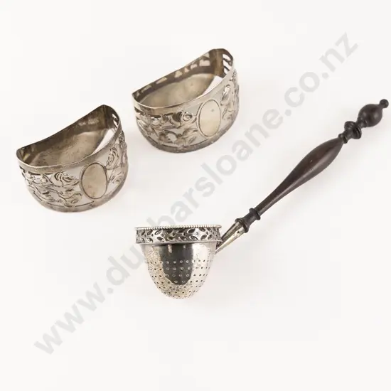 Edw VII S/S Pair Napkin Ring