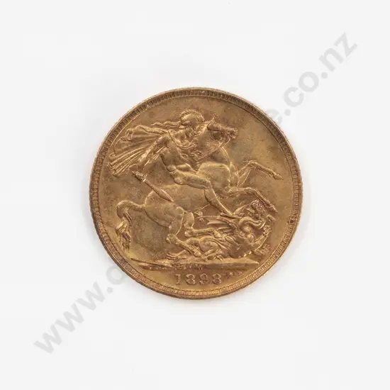 1898 Full Gold Sovereign