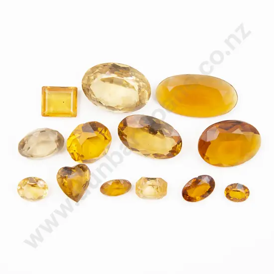 Collection Unmounted Citrines