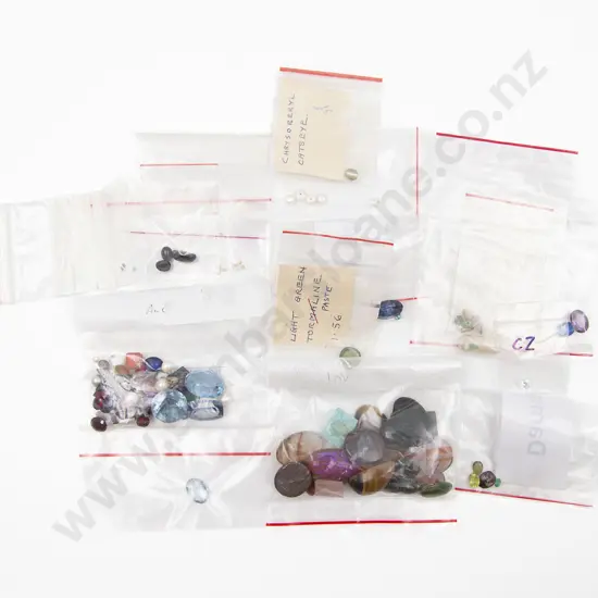 Collection Unmounted Gems Quartz and Pastes