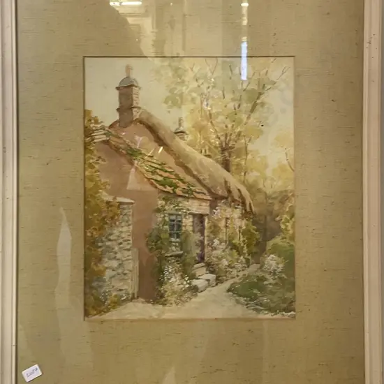 C. H. Howarth - Cottage Scene - W/C