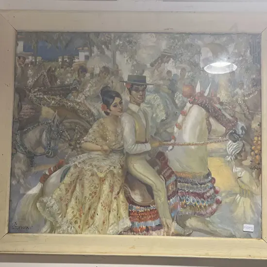 John Strevens - Spaniard Fiesta - Print